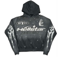 HellStar Studio Black Hoodie