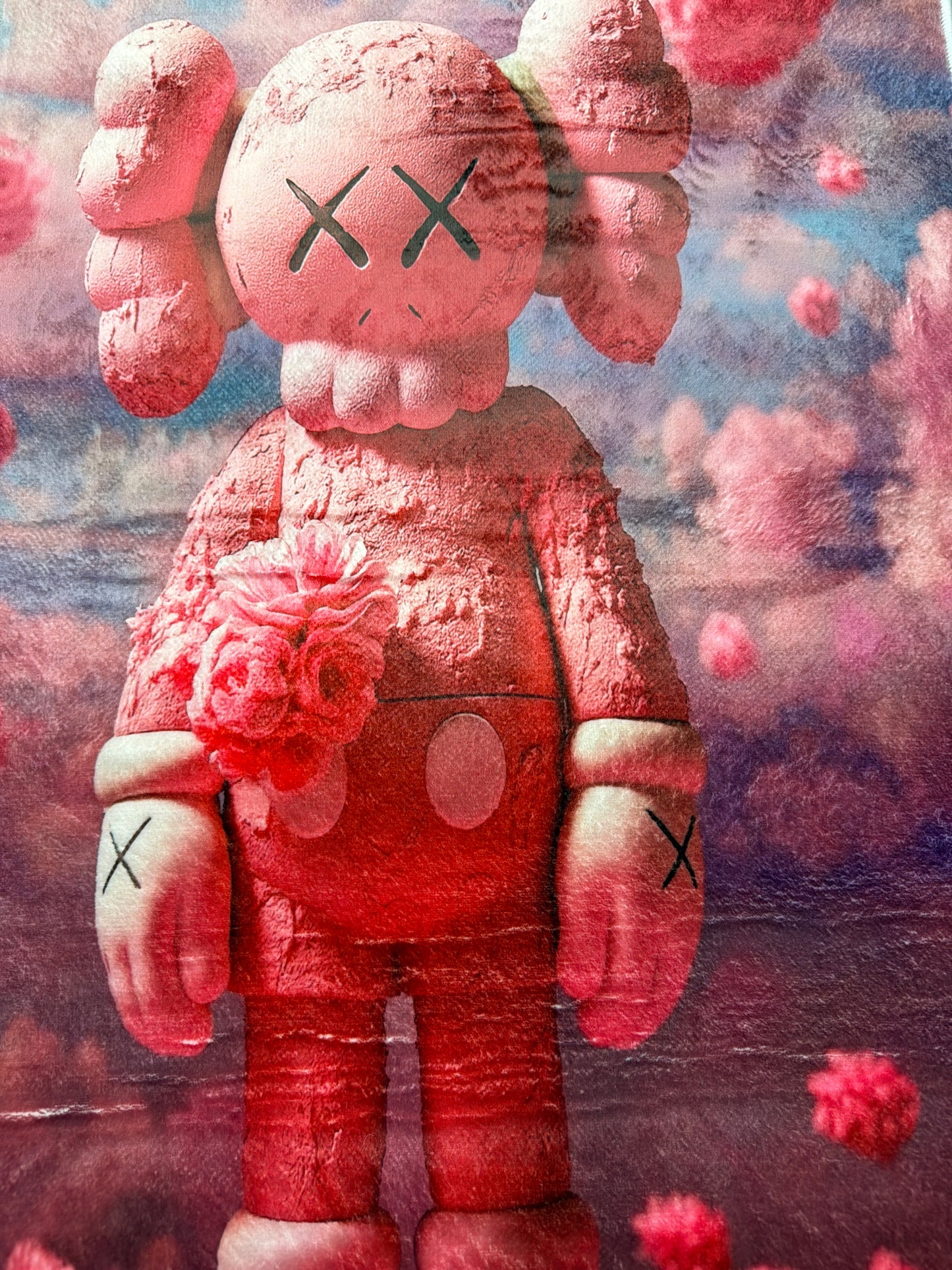 Kaws Pink Rug