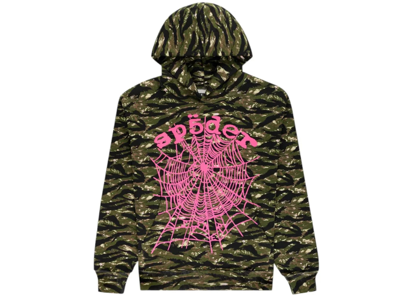 Sp5der Hoodie Tiger Camo