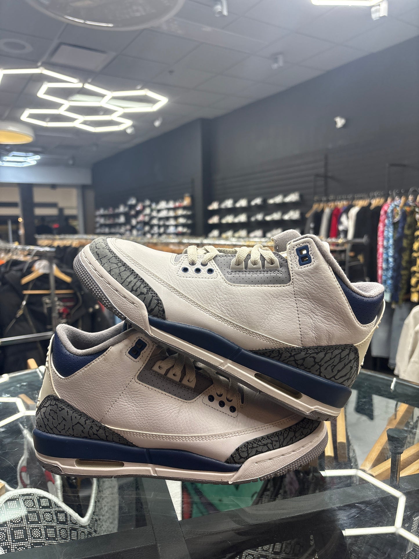 Jordan 3 Midnight Navy USED NO BOX