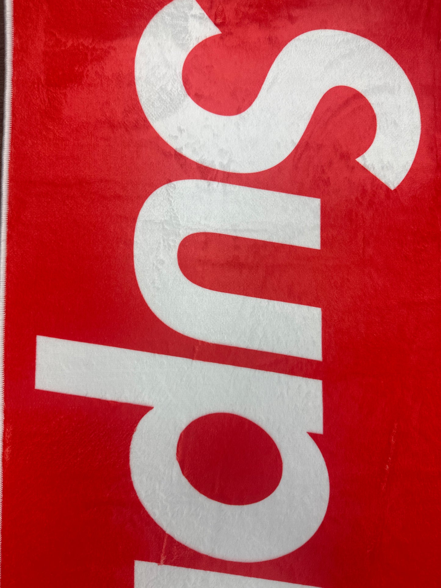 Supreme Red Box Logo Rug