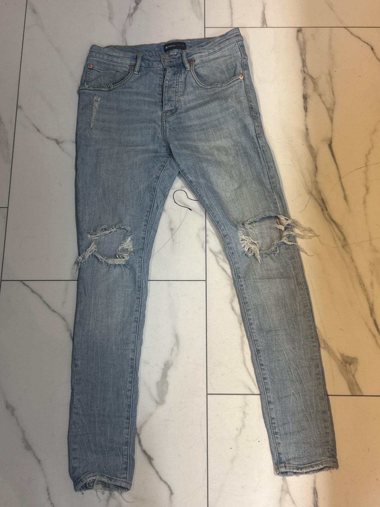 purple jean Blue Blowout