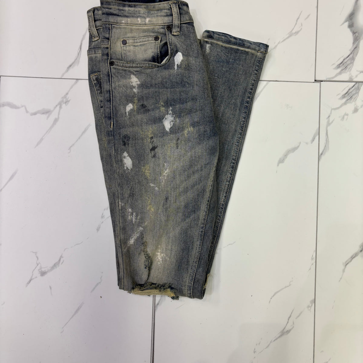 Serenede Paint Splatter Jeans Preowned