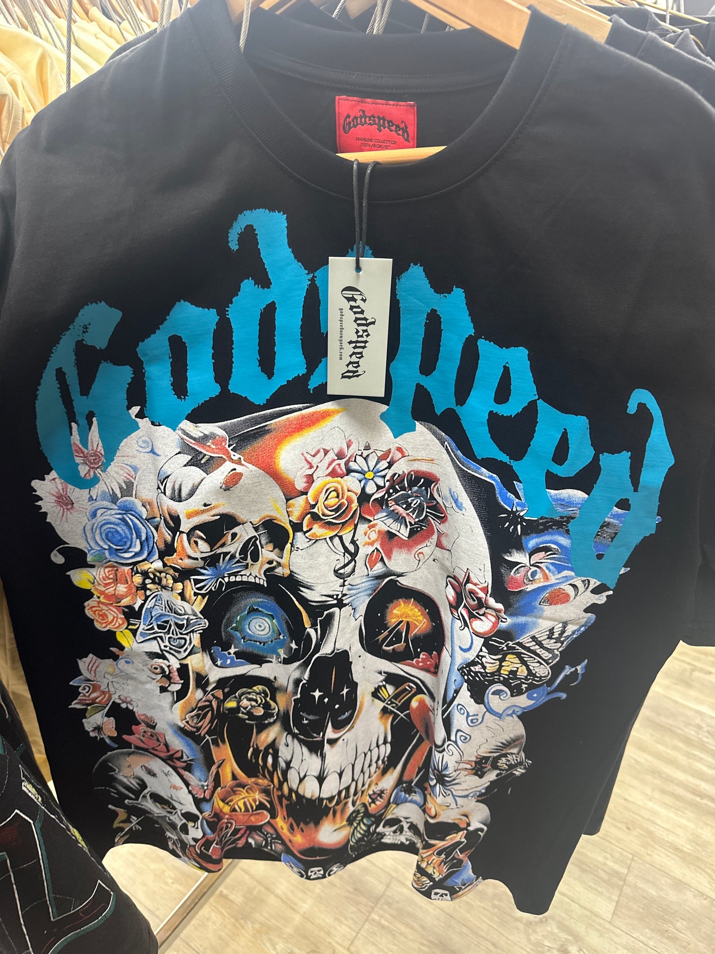 Godspeed Floral Skull Tee