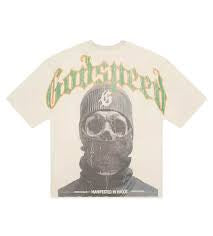 GodSpeed Cream Balaclava Tee