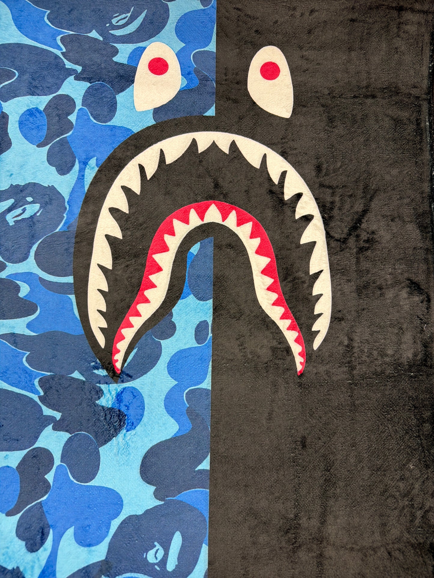 Bape Blue Black rug