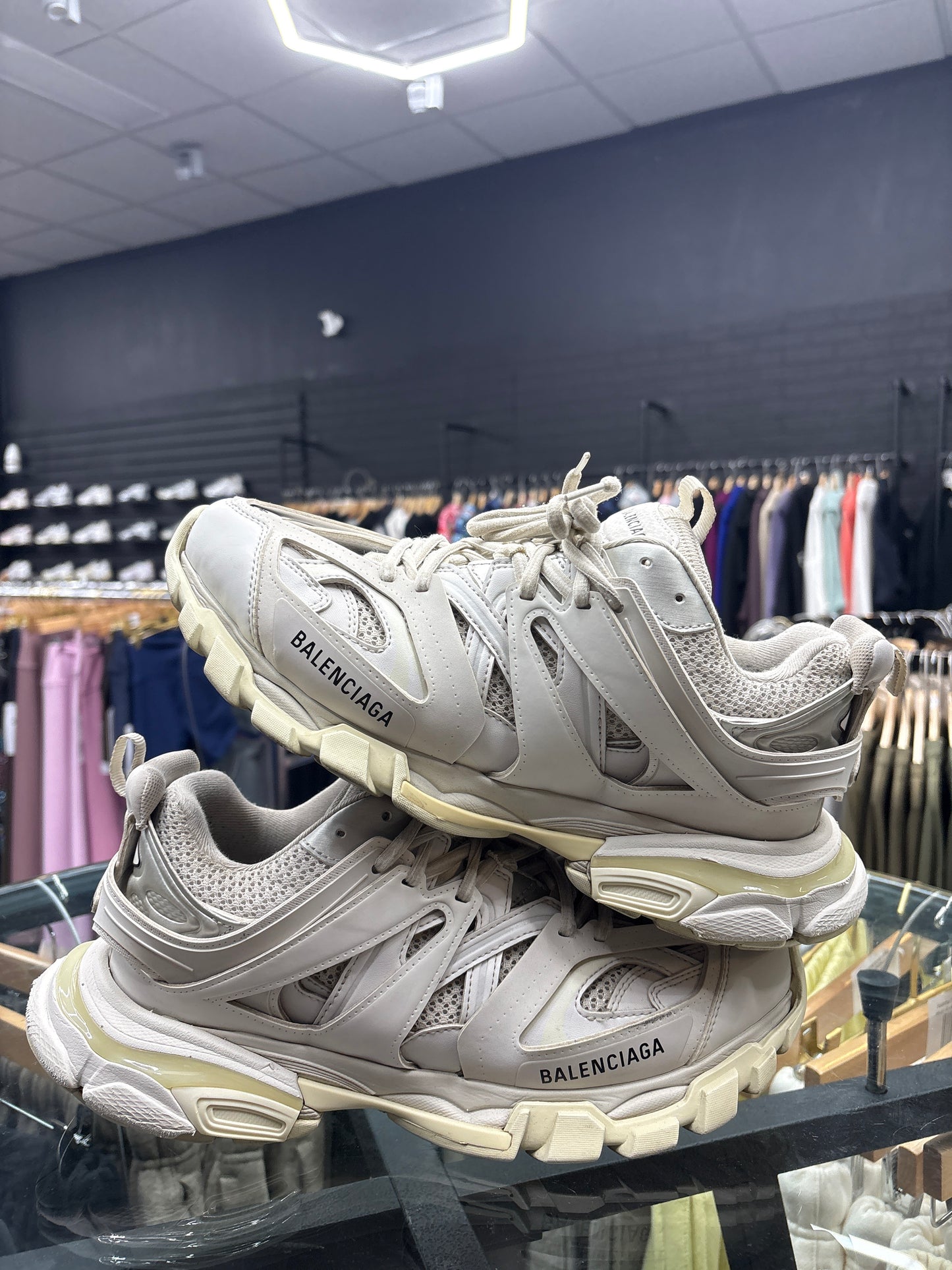 Balenciaga Cream/White Tracks USED NO BOX