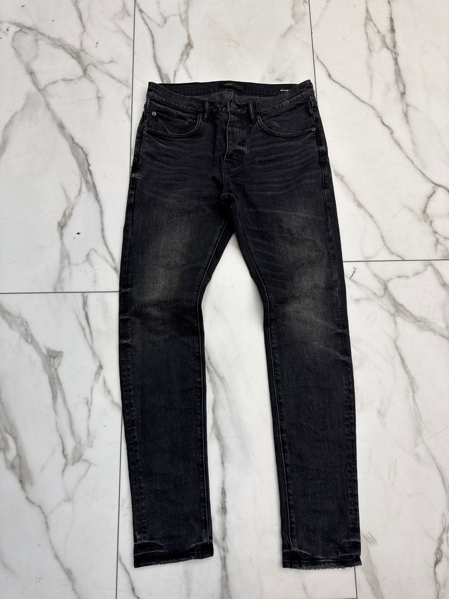 Purple Brand Jeans Black No Front Tag USED
