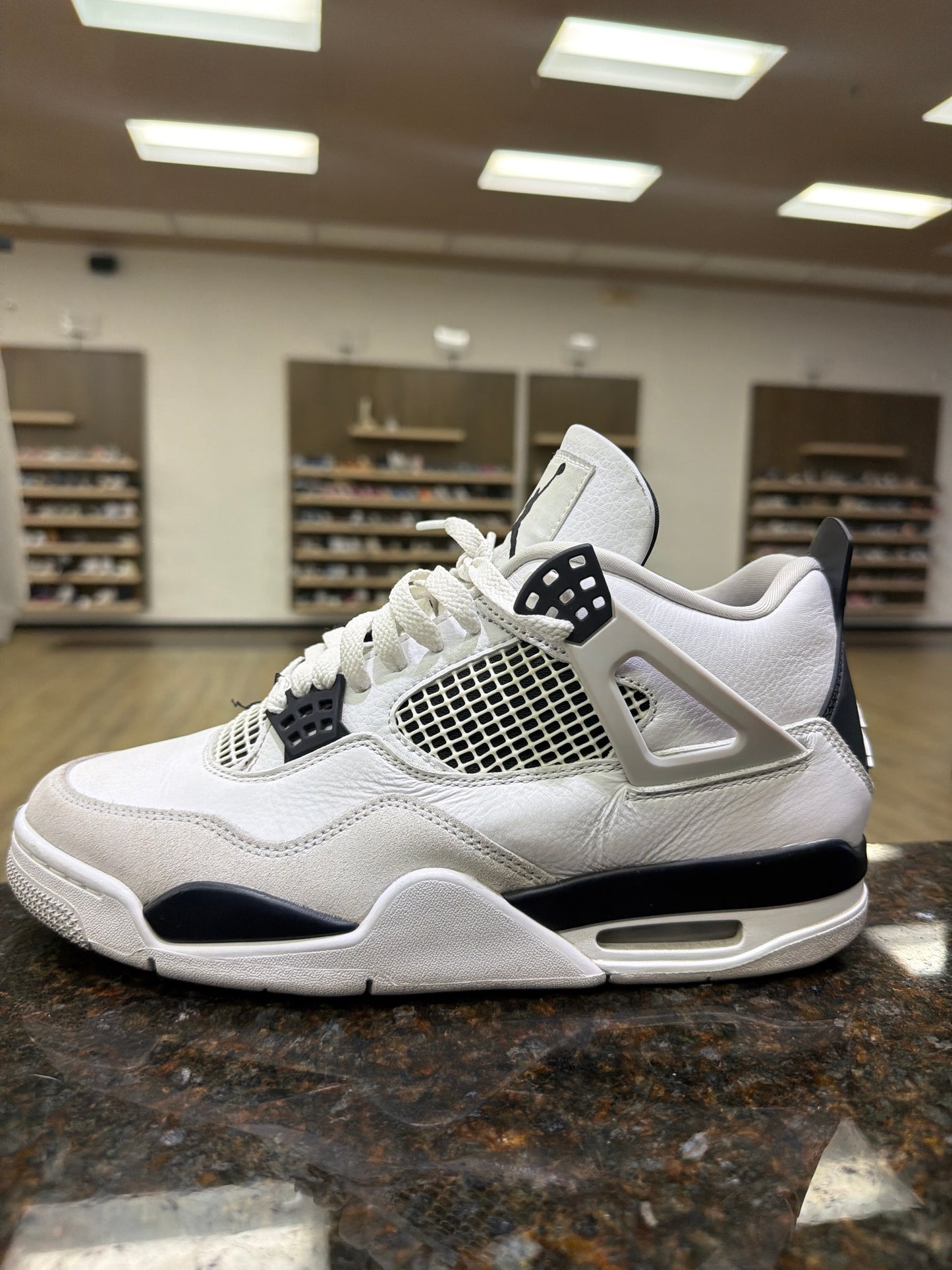 Jordan 4 Military Black Used With Box