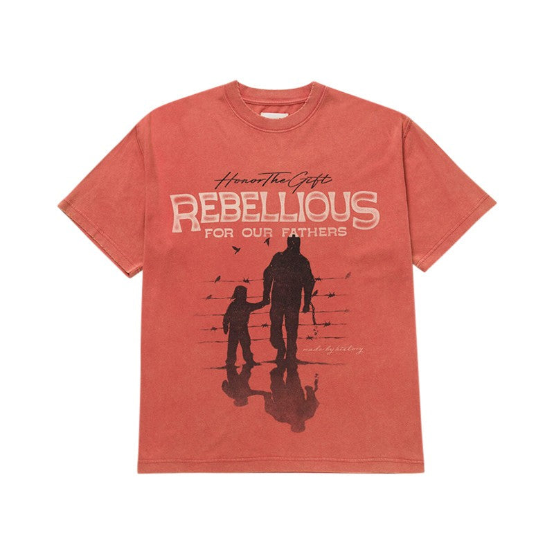 Honor The Gift Rebellious For Our Fathers Tee ‘Brick’