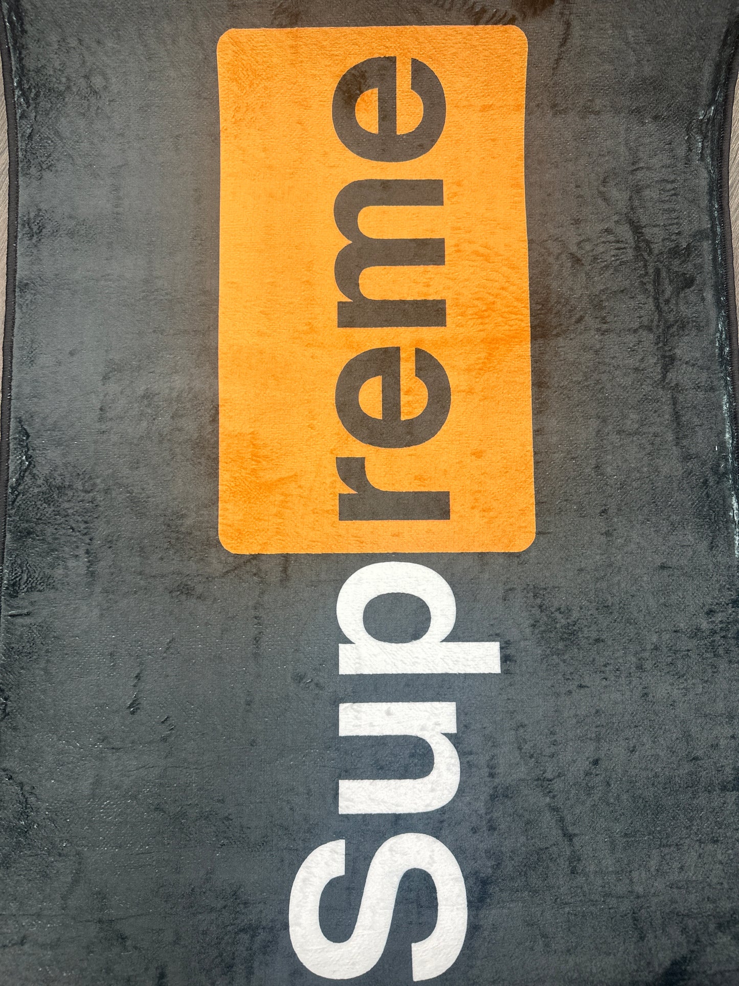 Supreme Black Orange Rug
