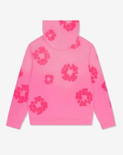 Denim Tear Washed Pink Hoodie