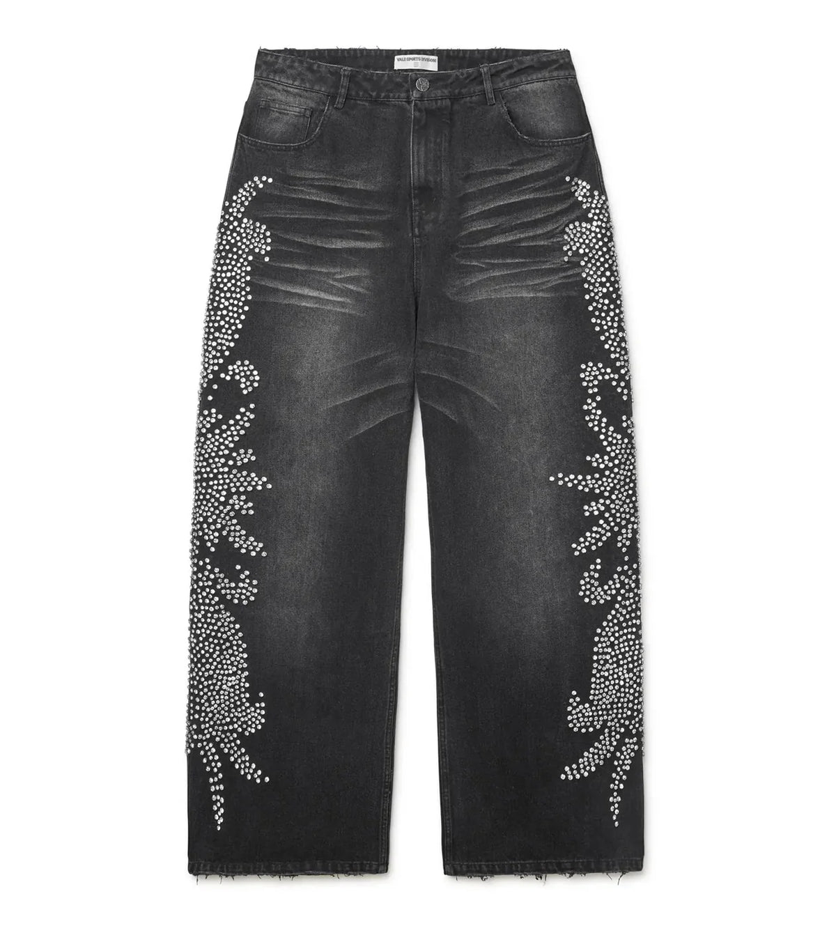 vale forever mono tsunami denim pants black