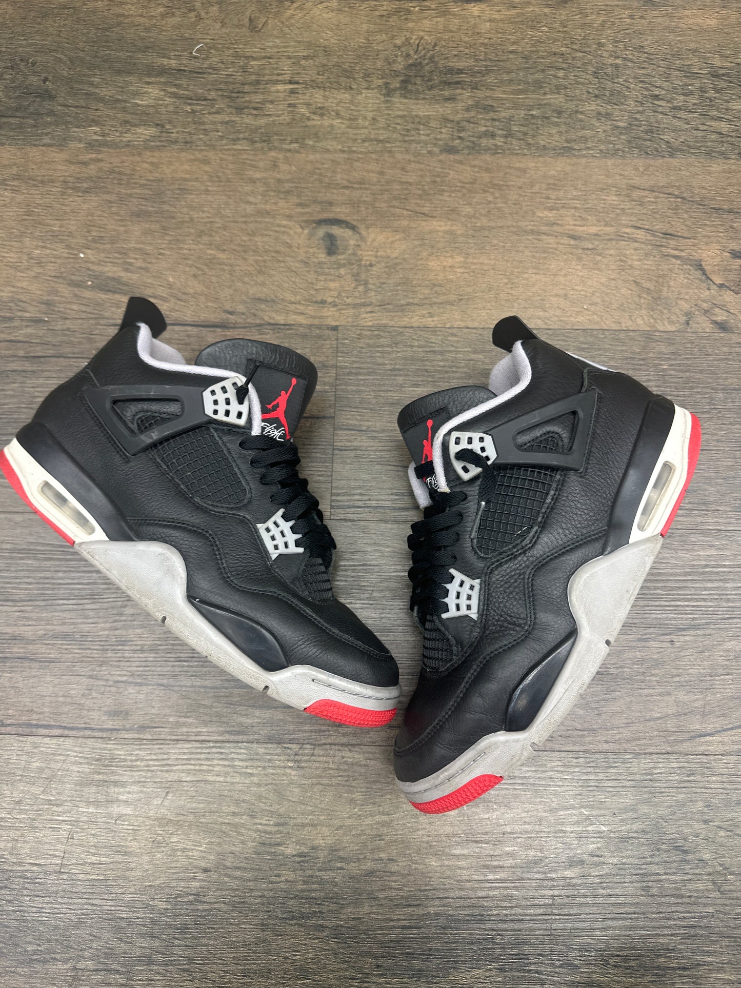Jordan 4 bred reimagined used no box