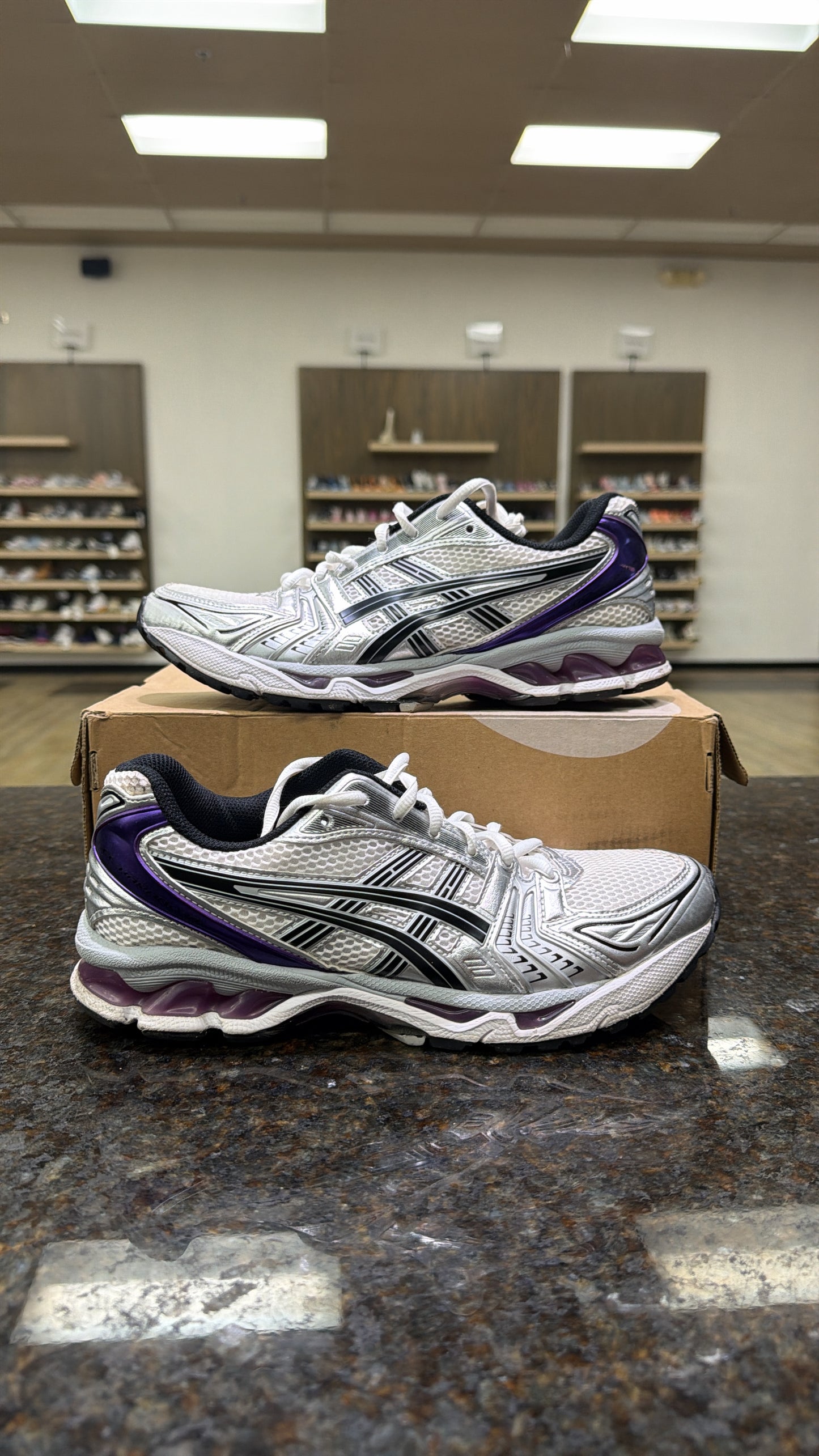 ASIC gel kayano 14 grape preowned