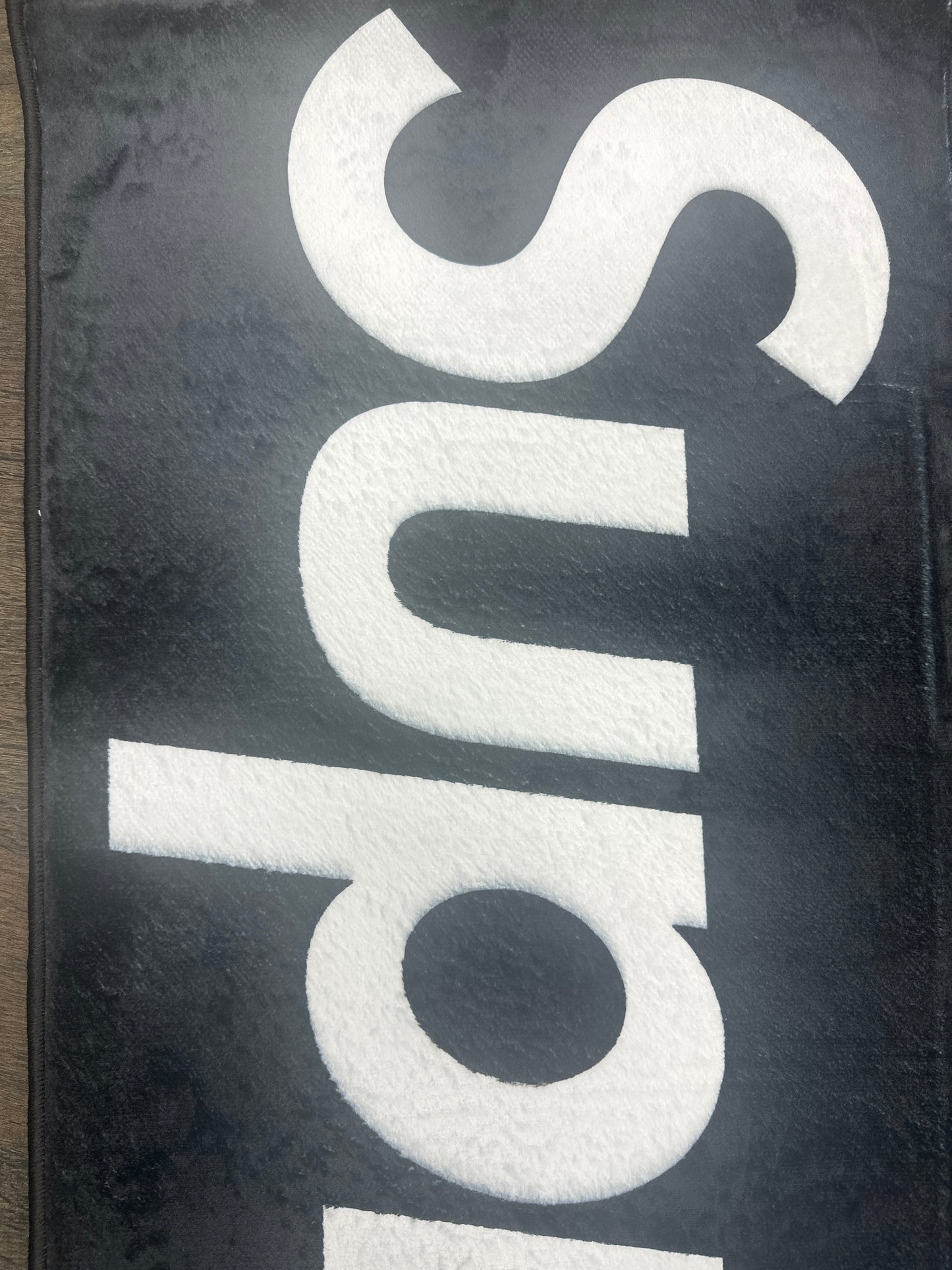 Supreme Black Box Logo Rug