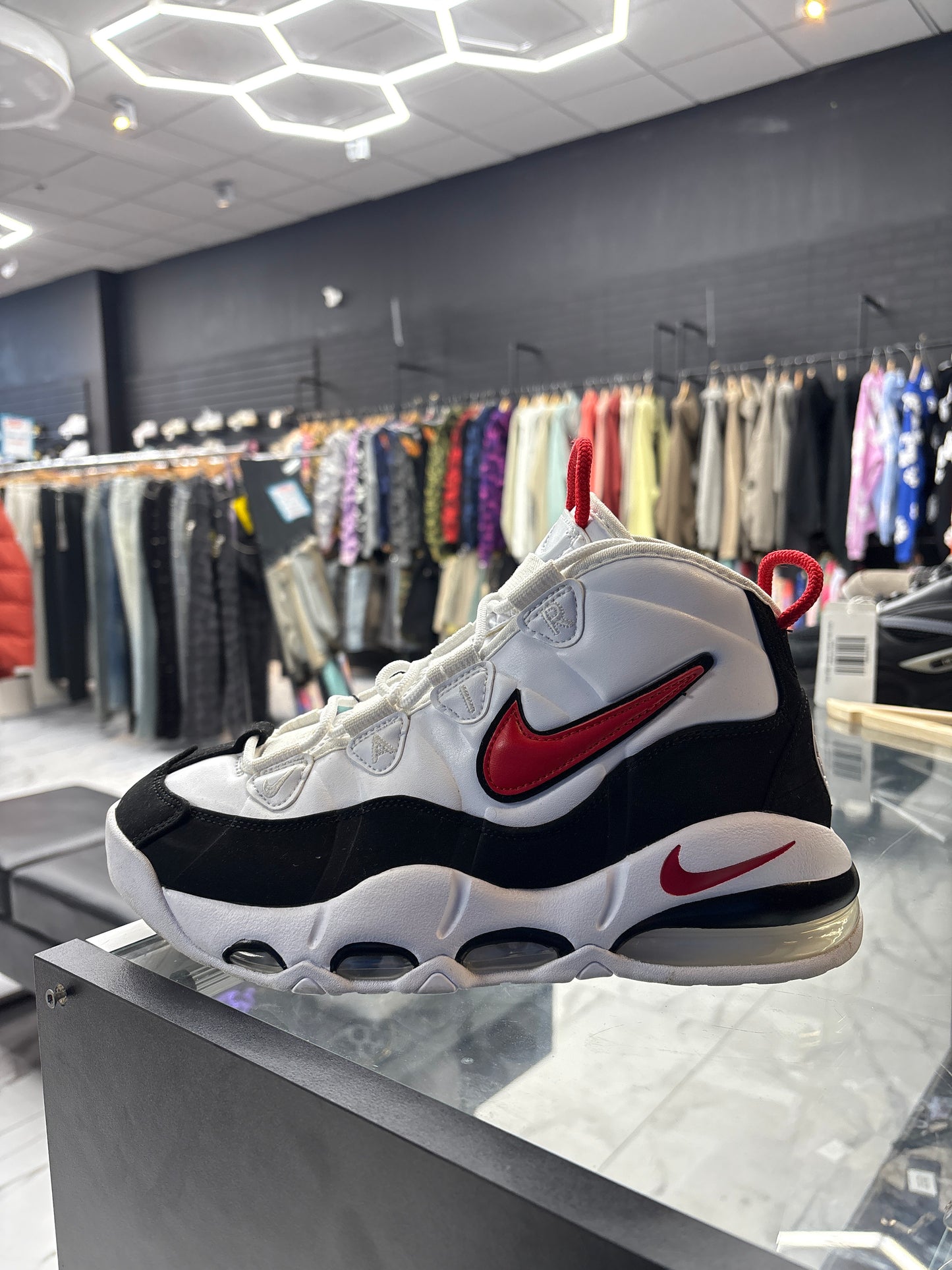 Uptempo 95 White And Red USED WITH BOX