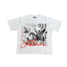 Floor 914 White Graphic Tee