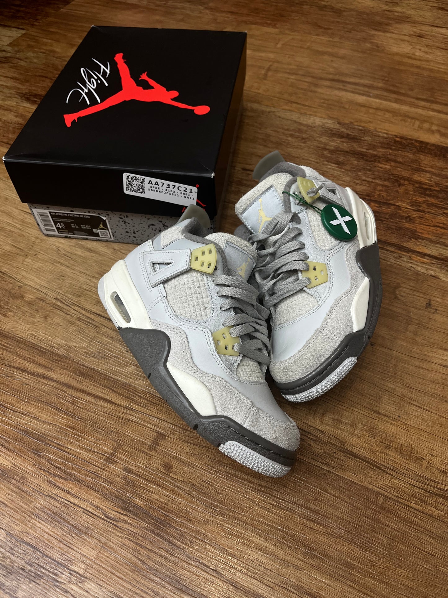 Jordan 4 craft pre-owned with box