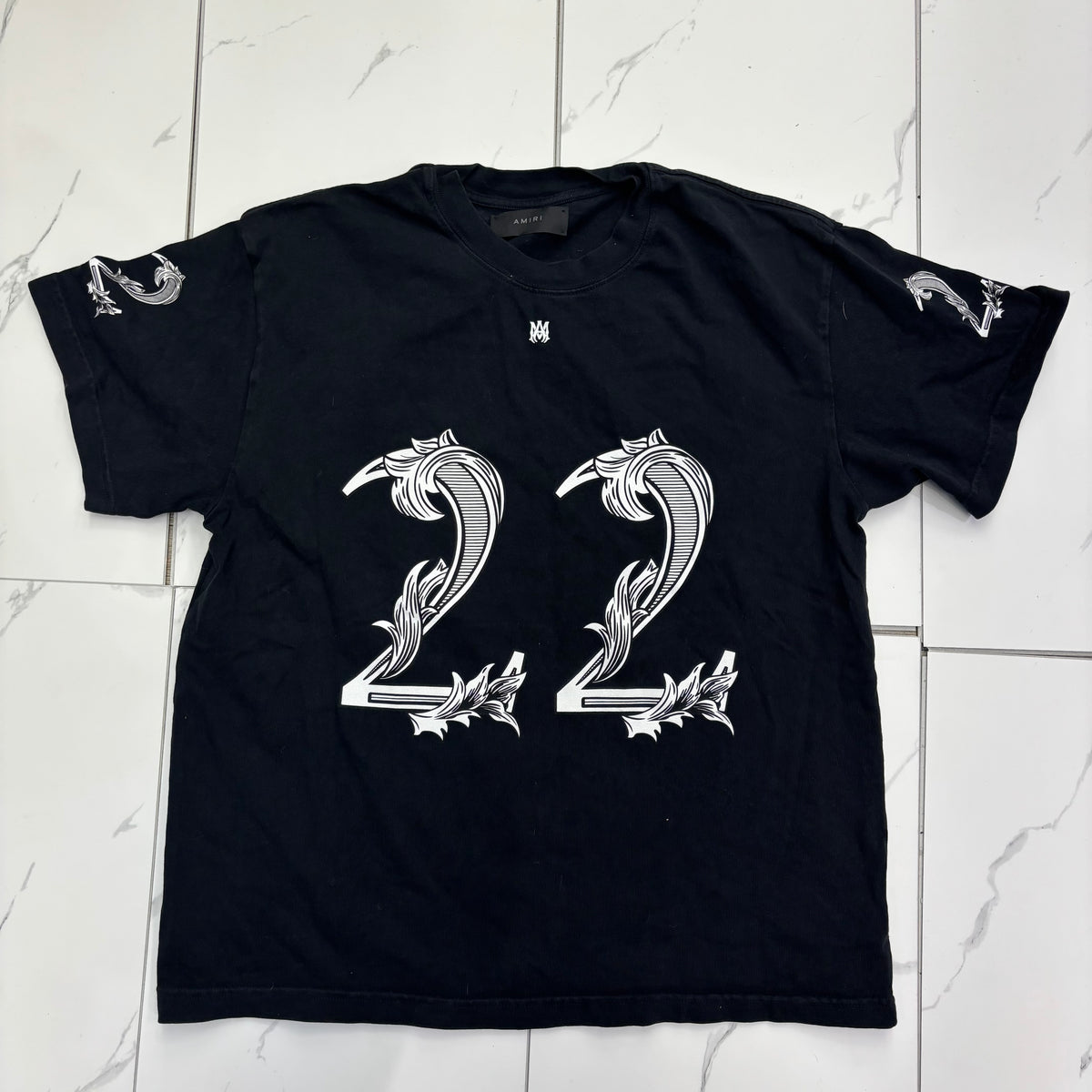 Amiri “22” black Tee Preowned