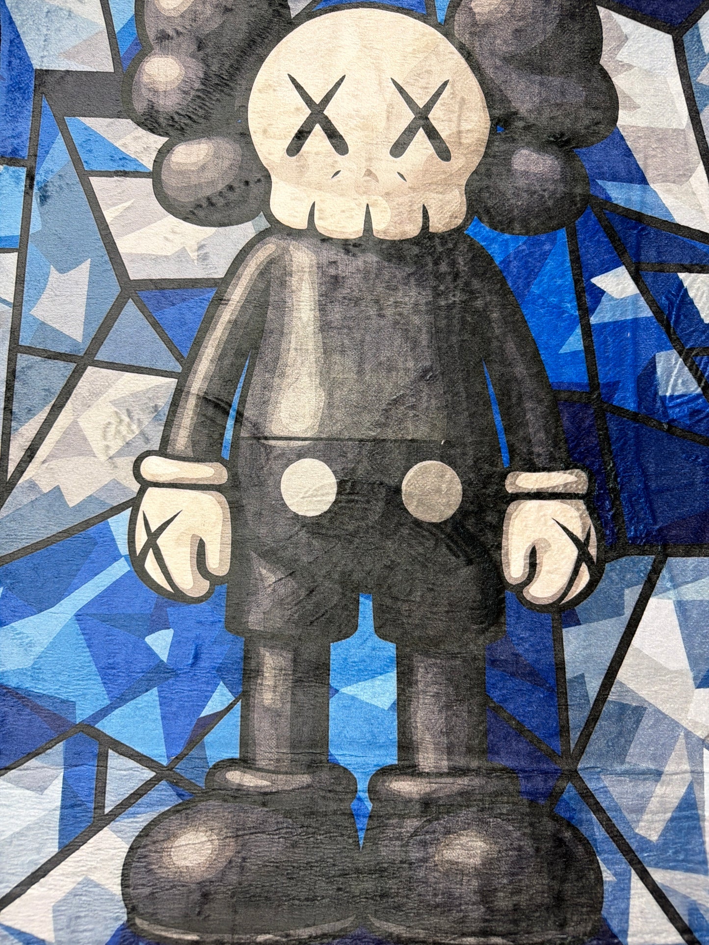 Kaws Blue White Rug