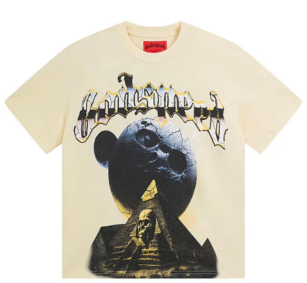 Godspeed cream pyramid tee