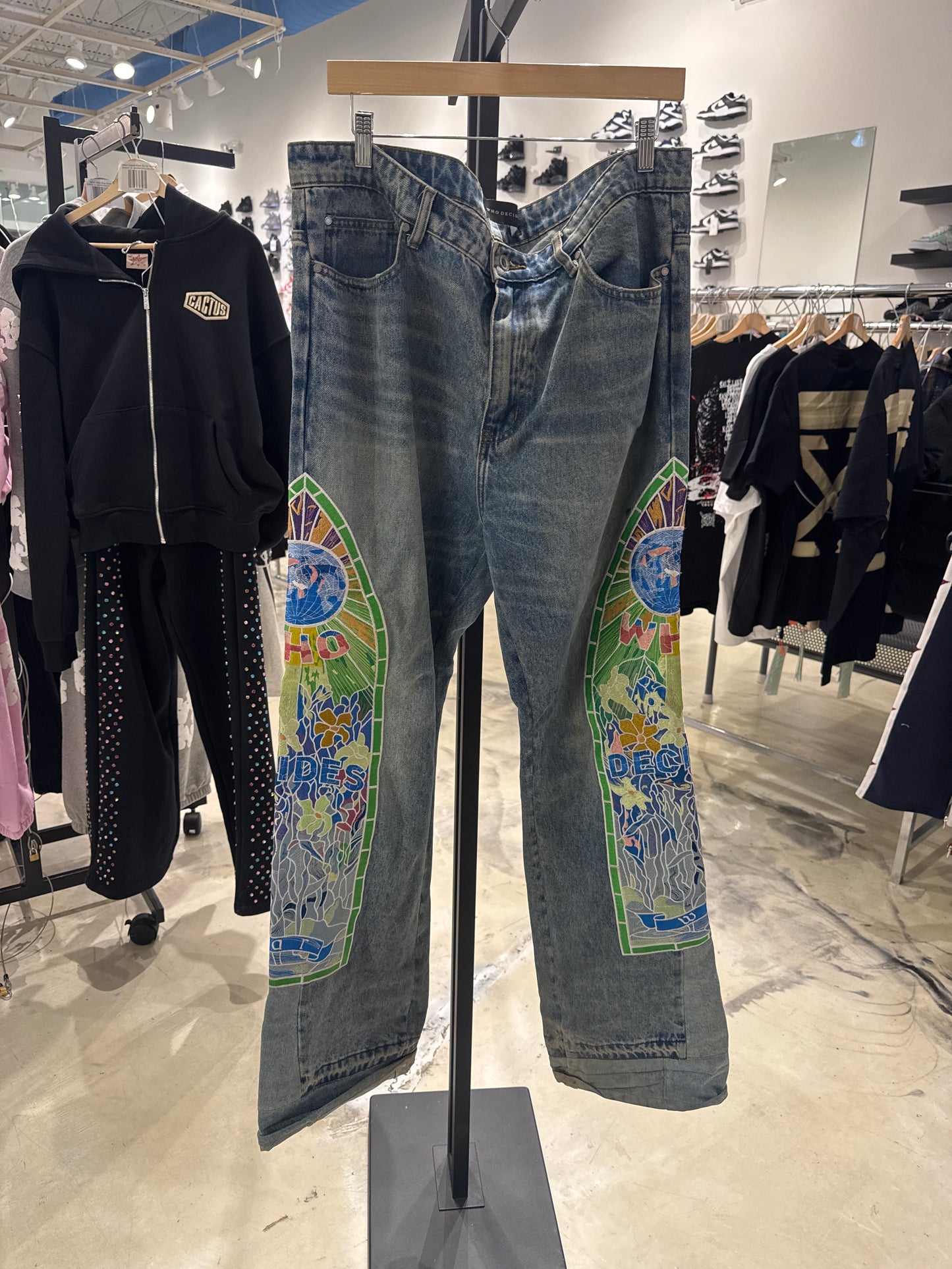 Who Decides War Blue Denim Jeans
