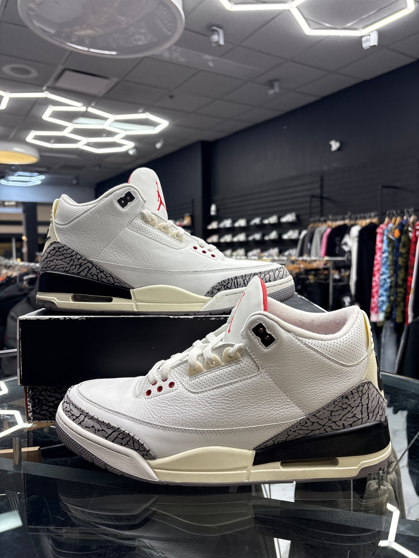 Jordan 3 White Cement Reimagined USED W BOX