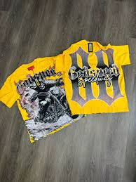 GodSpeed Yellow Motorcyclist Tee