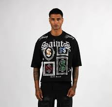 Left point Black Money Tee