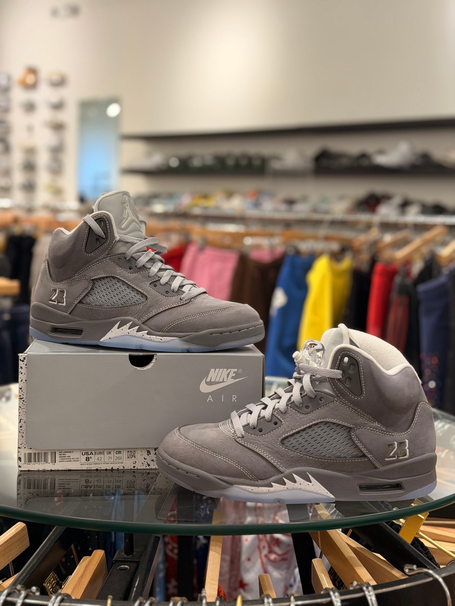 Jordan 5 Wolf Grey Used with Box