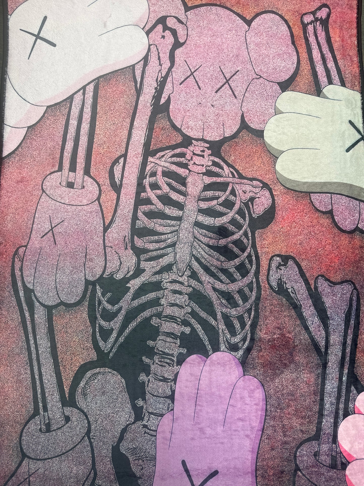 Kaws Skeleton Rug