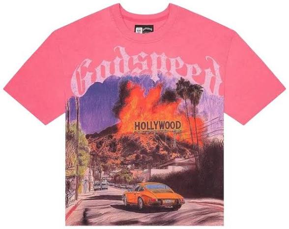 Godspeed Pink Hollywood explosion Tee