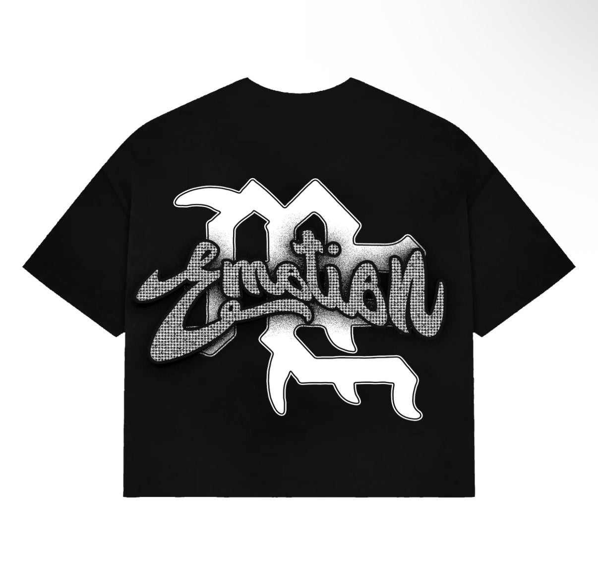 Mixed Emotion Black Cupid tee