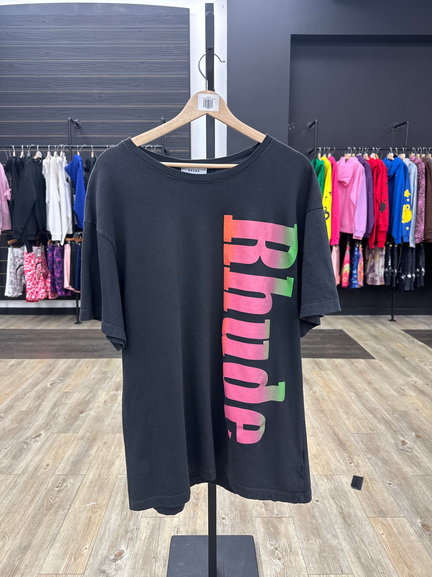 Pre-owned black Rhude tee