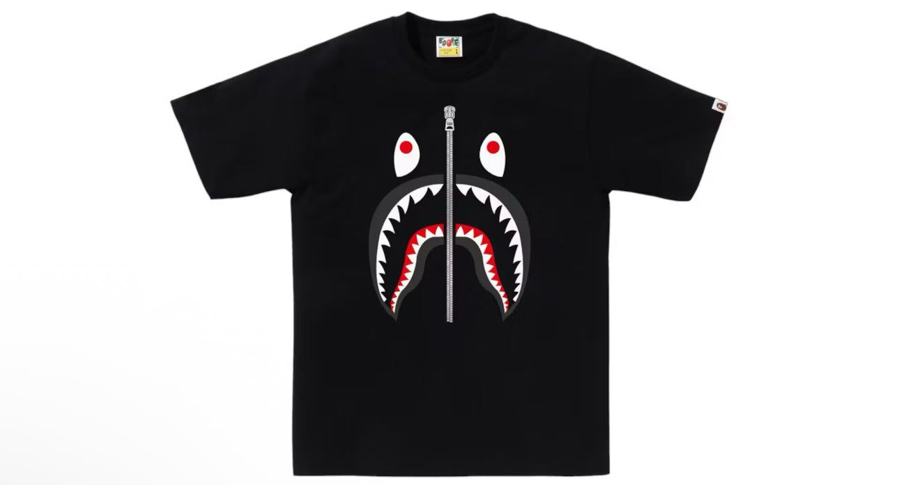 Bape Black Bathing Ape Sharp Tee