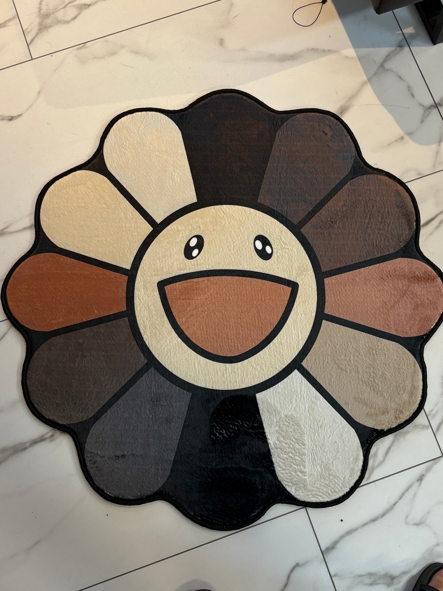 takashi murakami brown rug