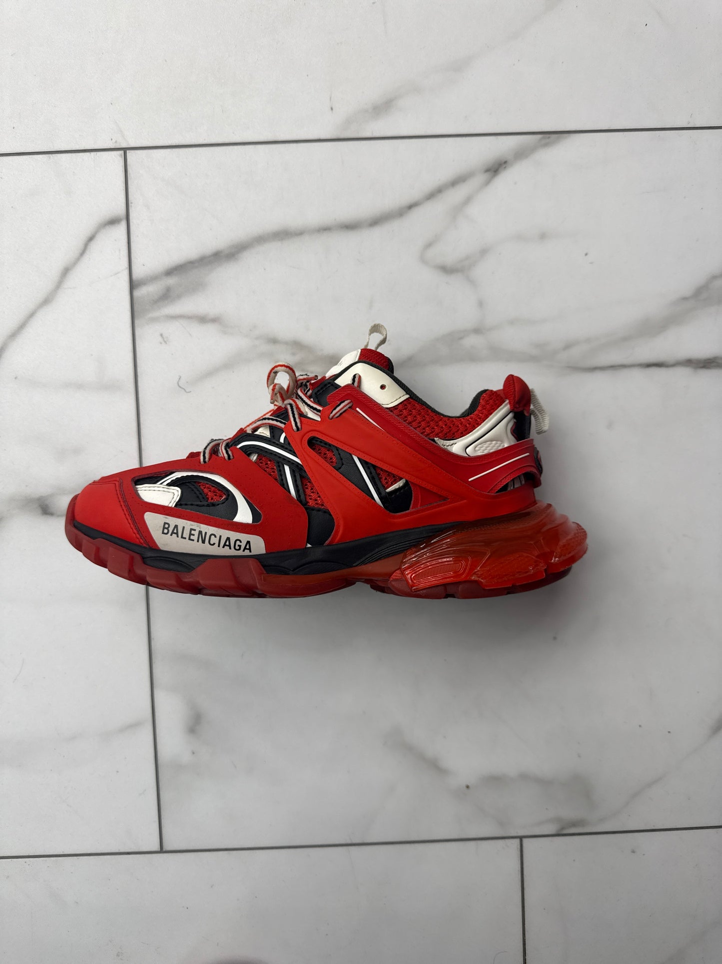 Balenciaga ‘Red Track Clear’ USED NO BOX