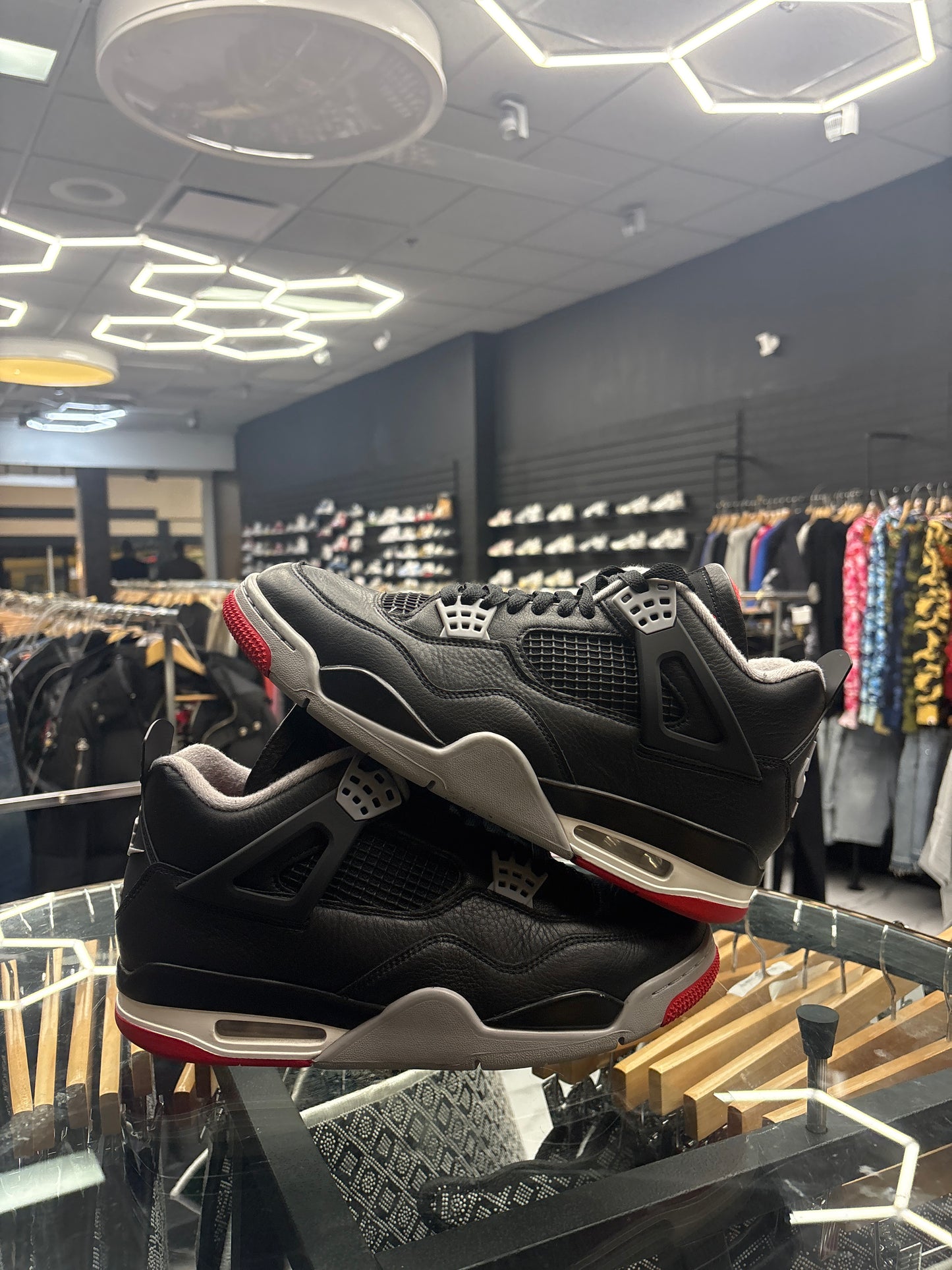 Jordan 4 Bred Reimagined USED NO BOX