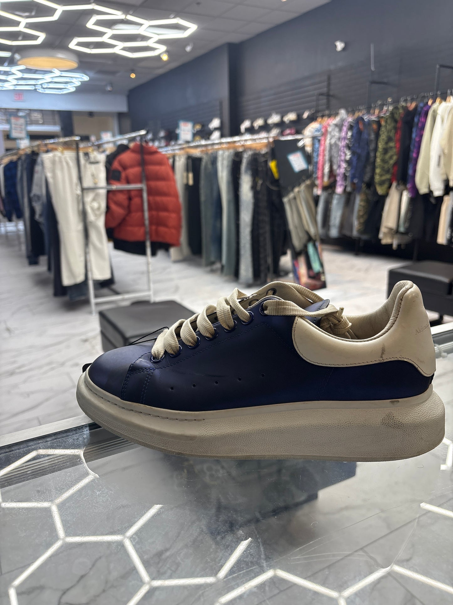 Alexander McQueen blue used no box