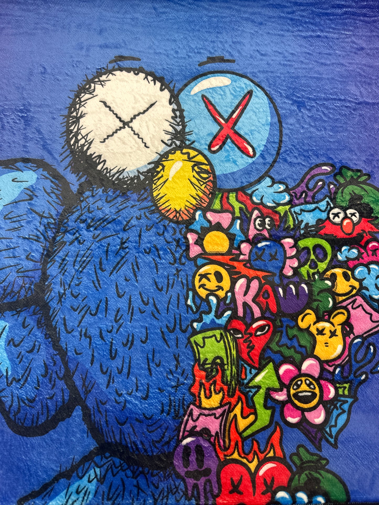 Kaws Doll Spilt Rug