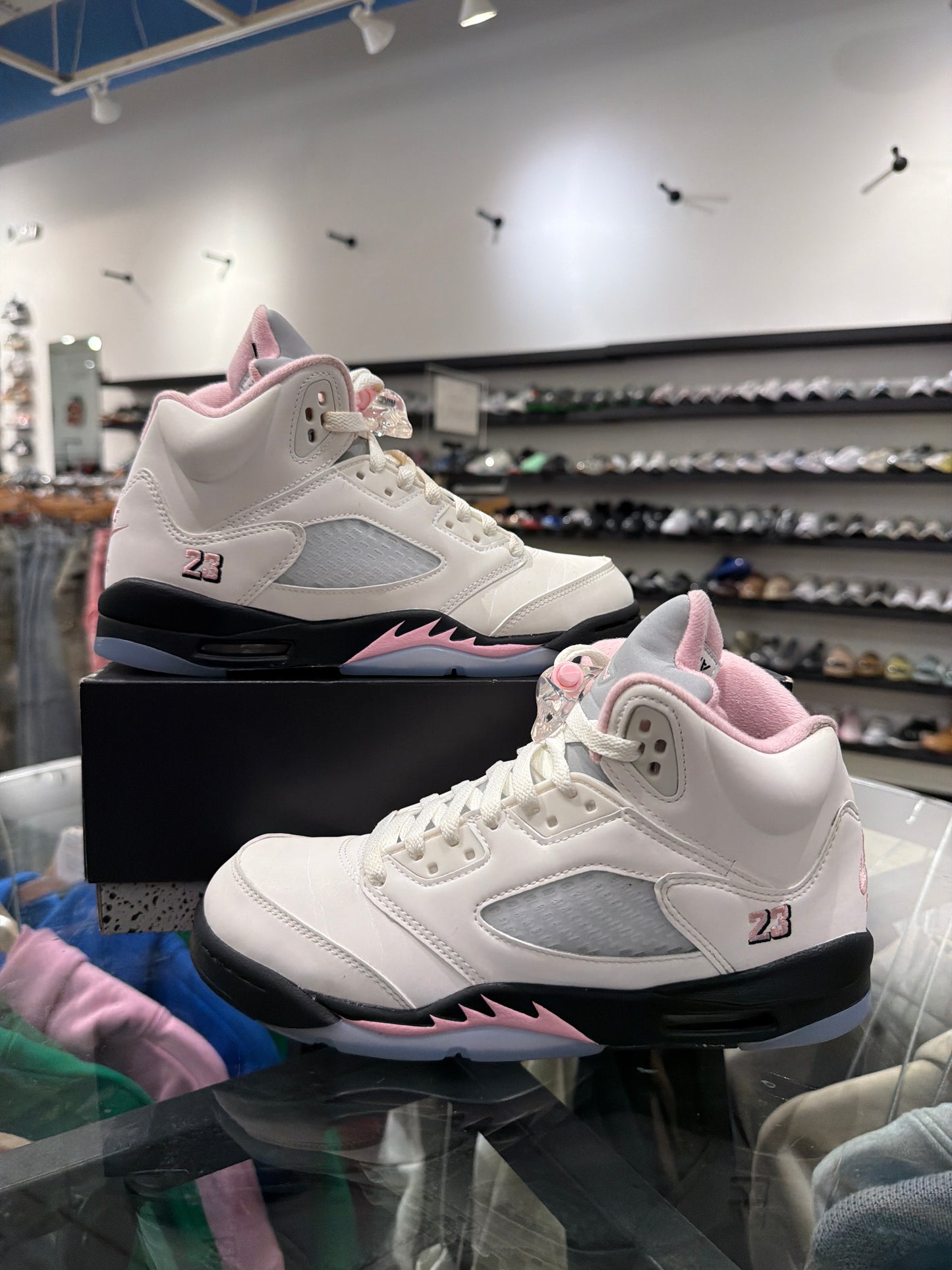 Jordan 5 Soft Pink GS USED W BOX