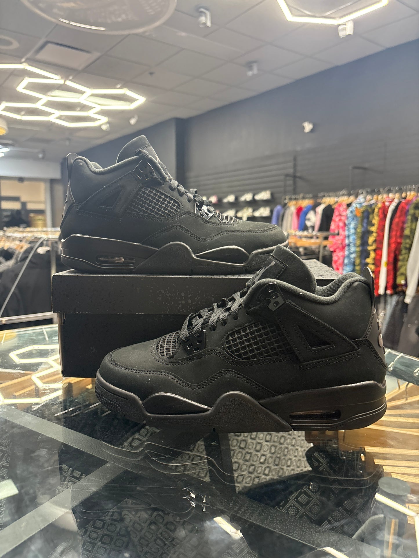 Jordan 4 black cat USED WITH BOX