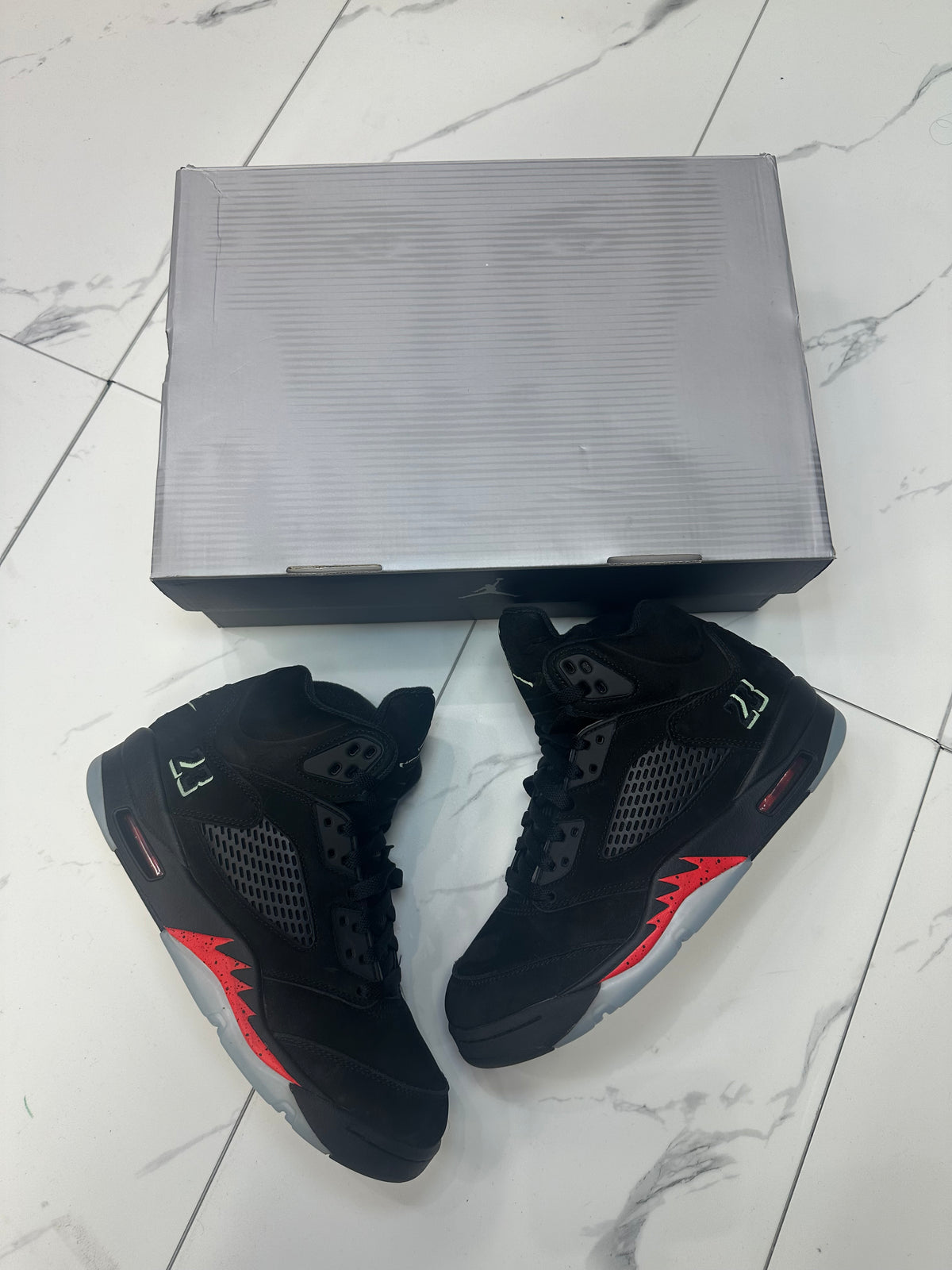Jordan 5 Halloween Used With Box
