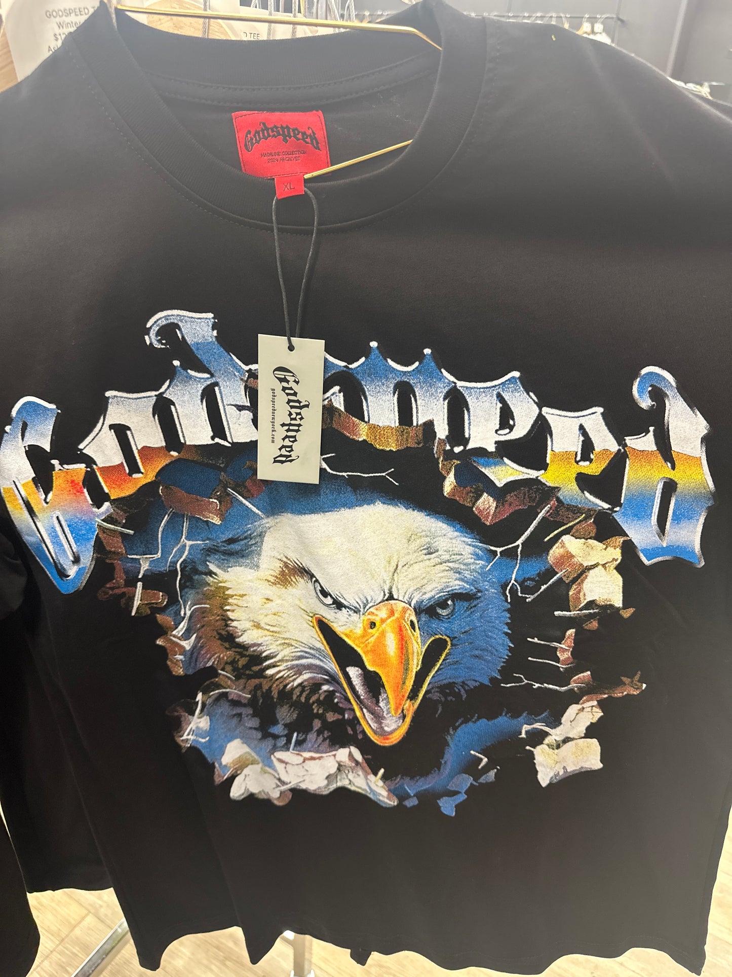 Godspeed black eagle tee