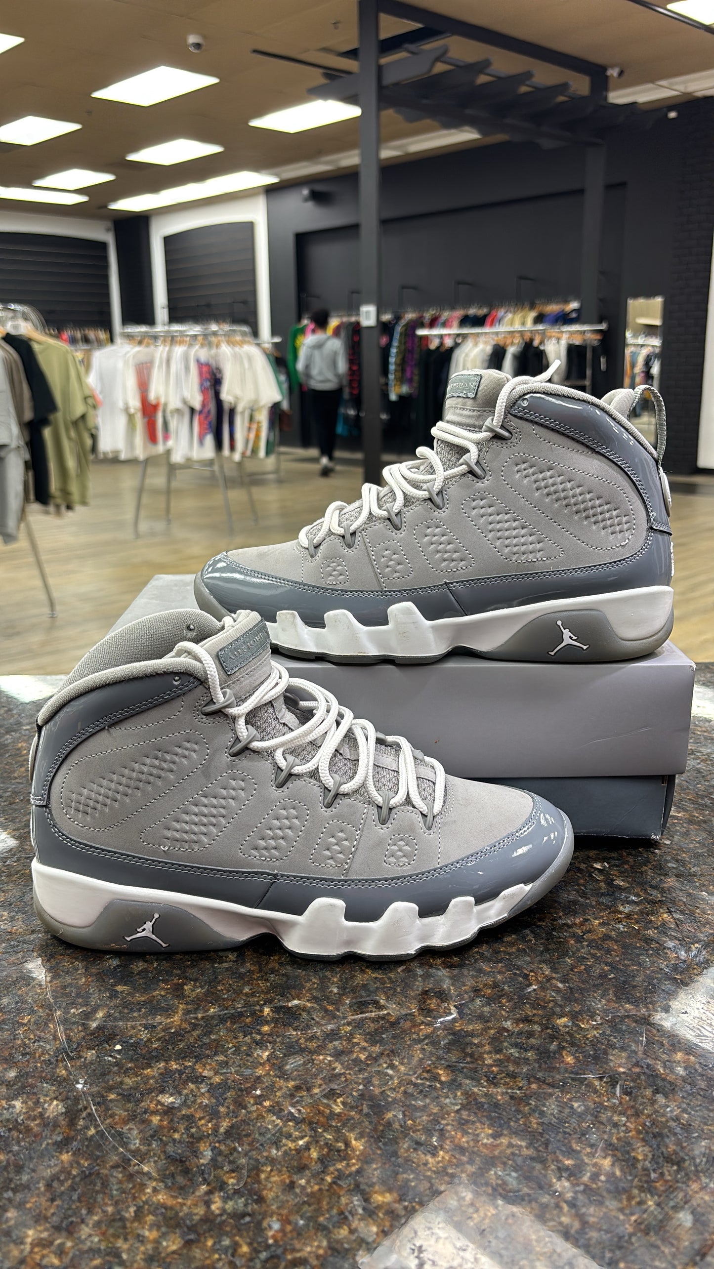 Jordan 9 Cool Grey USED WITH BOX