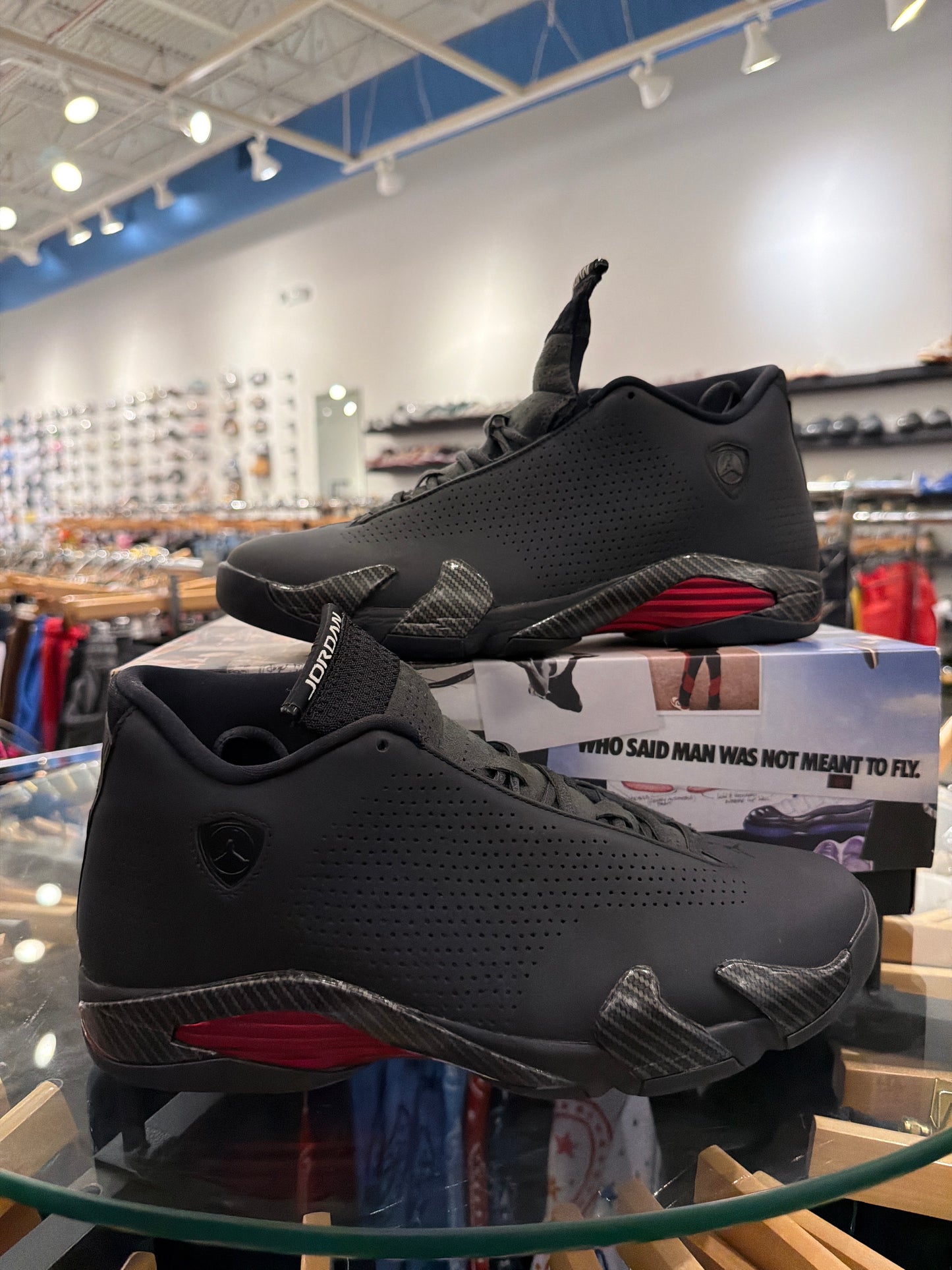 Jordan 14 Last Anthracite Used With Box