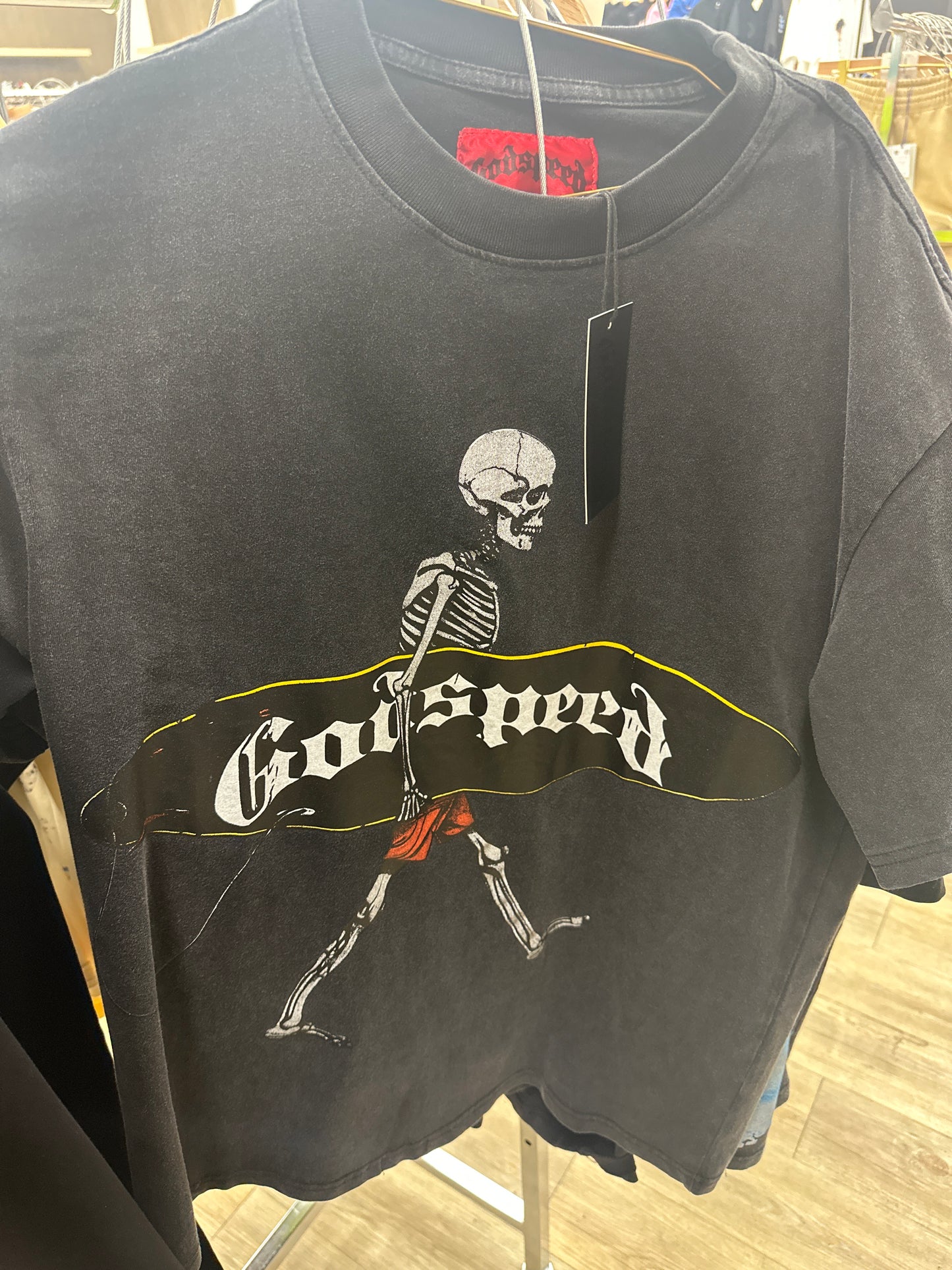 Godspeed black surfer tee