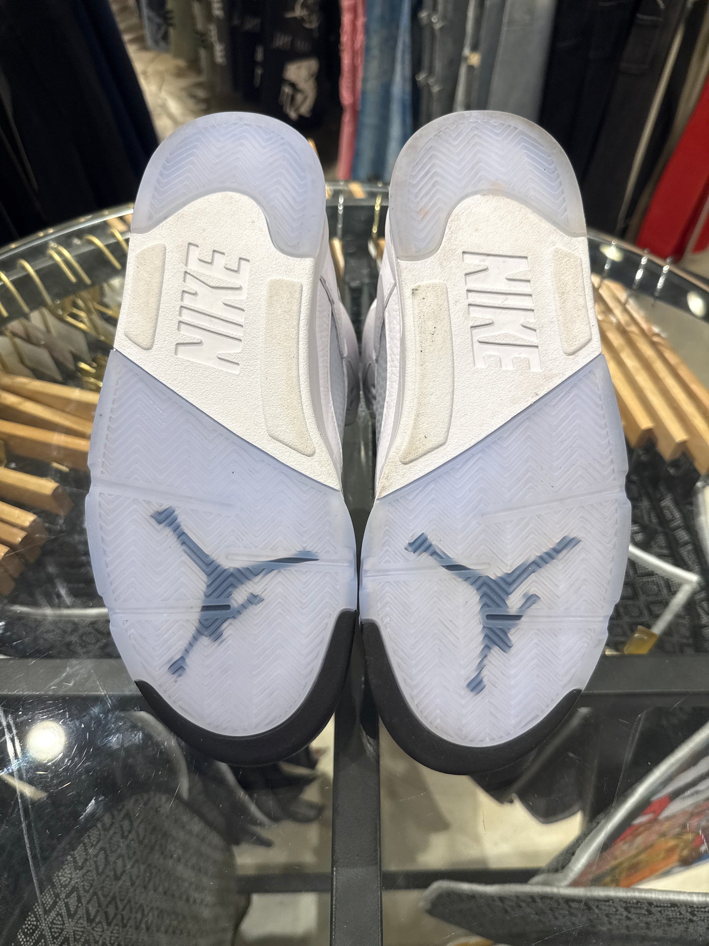 Jordan 5 White Metallic USED NO BOX (K)