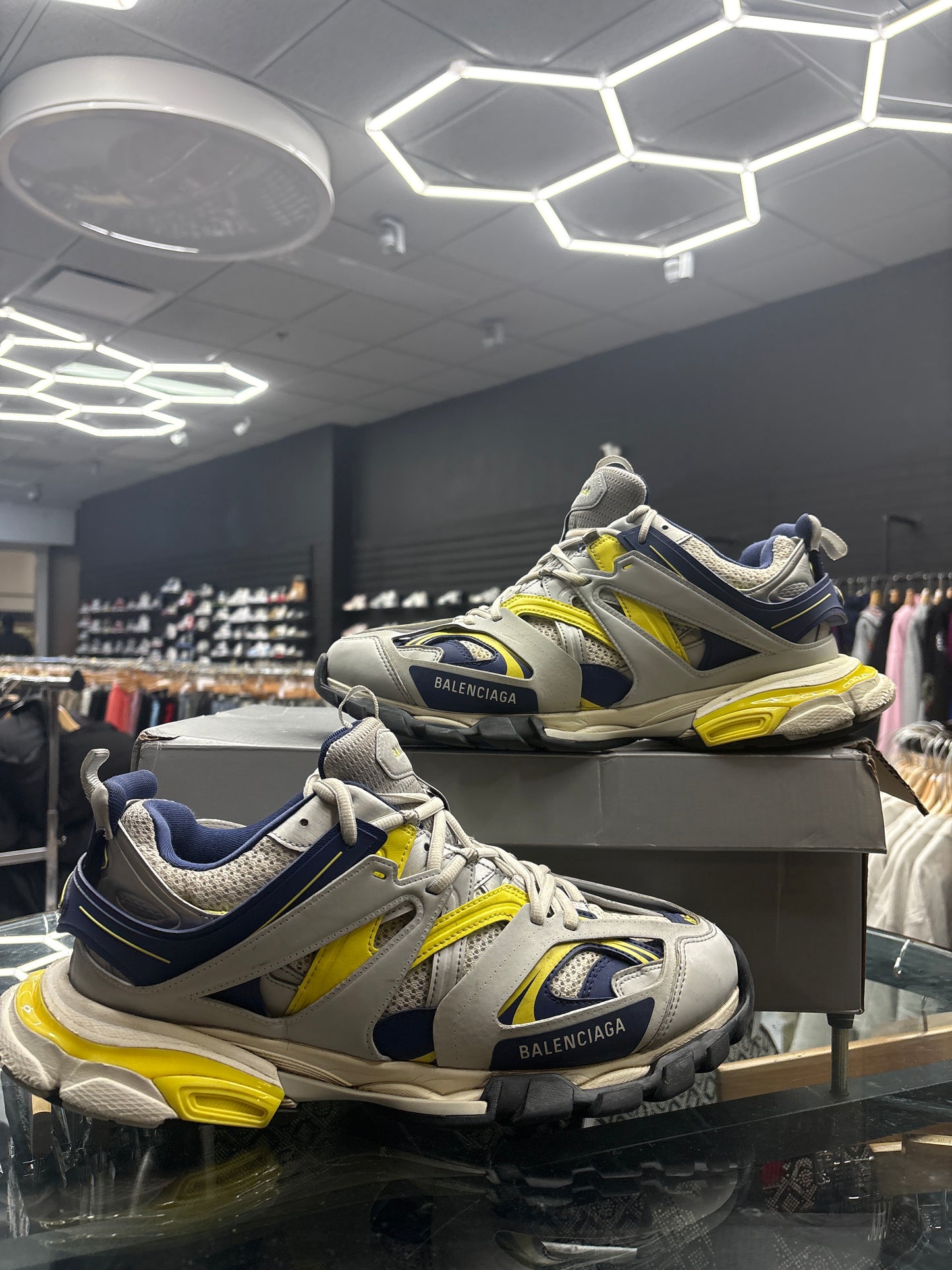 Balenciaga Track White Dark Blue